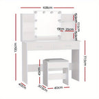 Adjustable White Vanity Dressing Table product detail 3
