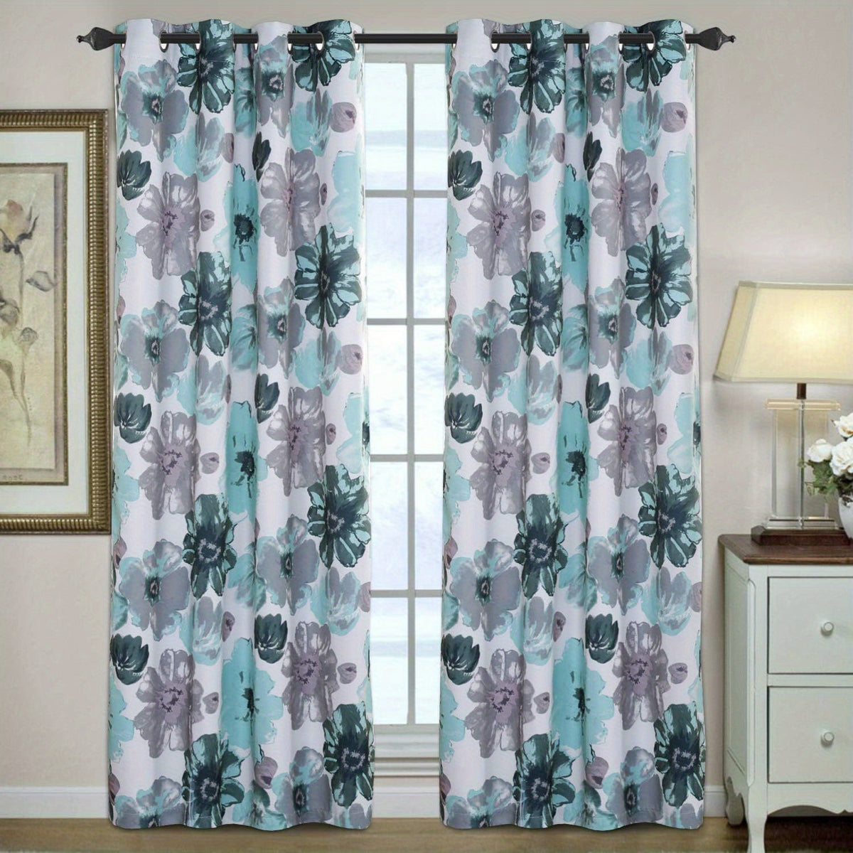 Modern Brown Blackout Curtain Set product detail 44
