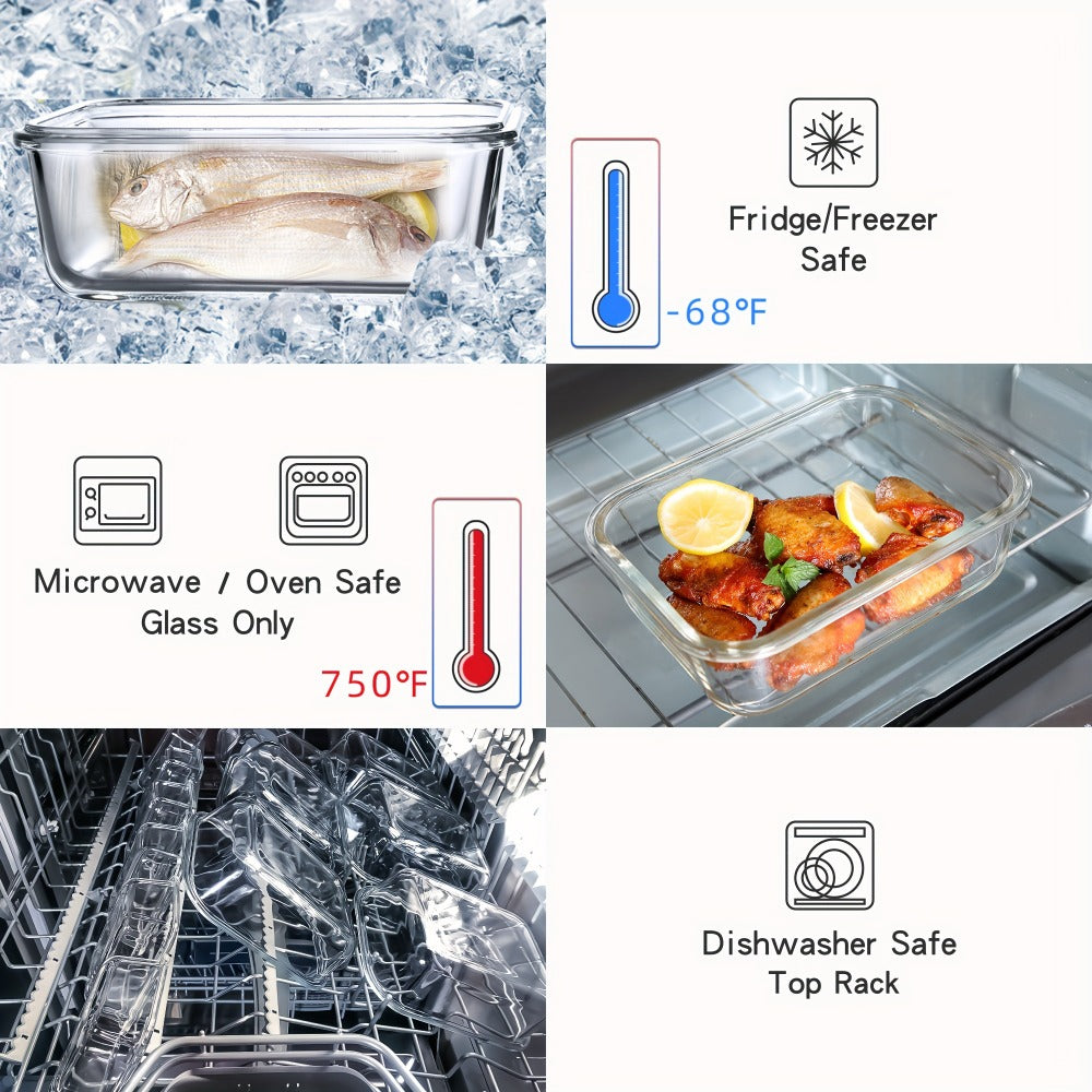 Airtight Glass Food Storage Container Set - Everyday for Kitchen – design and construction details