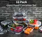 Airtight Glass Food Storage Container Set - Everyday for Kitchen – additional product view 24