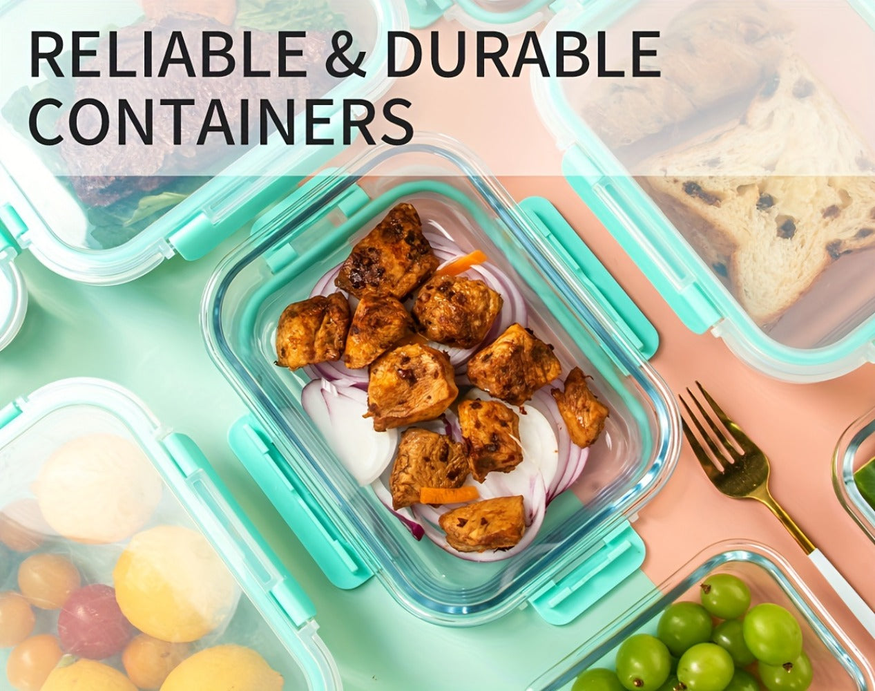 Airtight Glass Food Storage Container Set - Everyday for Kitchen – additional product view 28