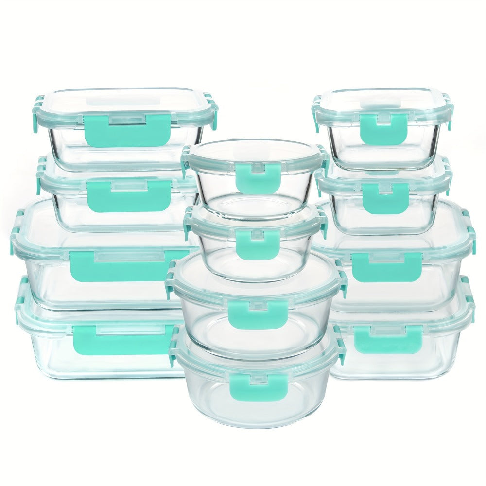 Airtight Glass Food Storage Container Set - Everyday for Kitchen – feature reference