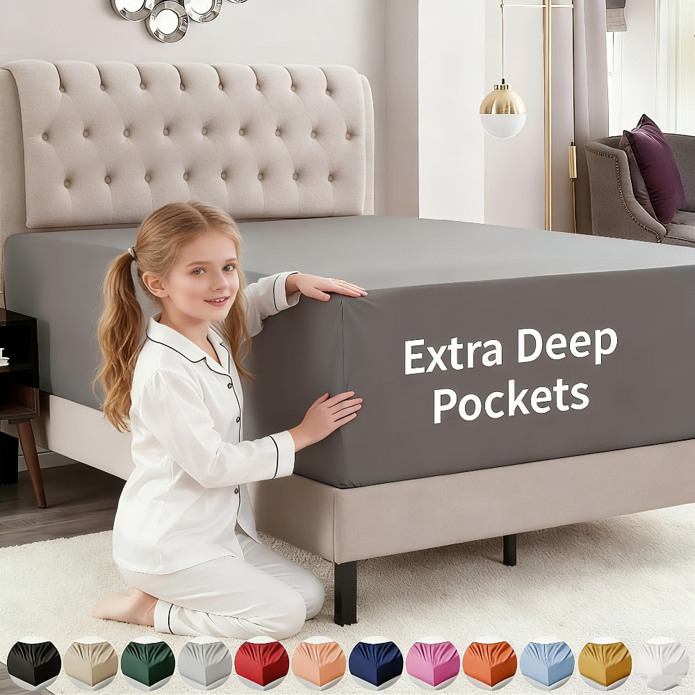 Bamboo Blend Fitted Sheet for Australian bedrooms