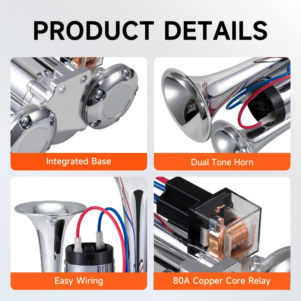 ALLRE 12V Vehicle Air Horn product detail 4