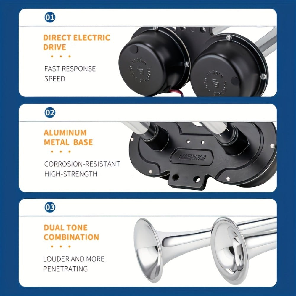 Aluminum Alloy 12V Vehicle Air Horn product detail 4