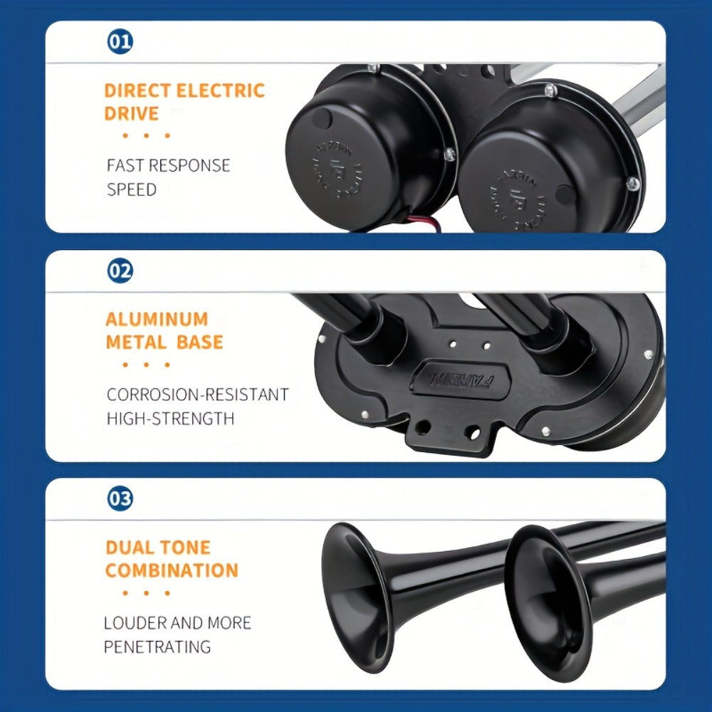 Aluminum Alloy 12V Vehicle Air Horn product detail 11