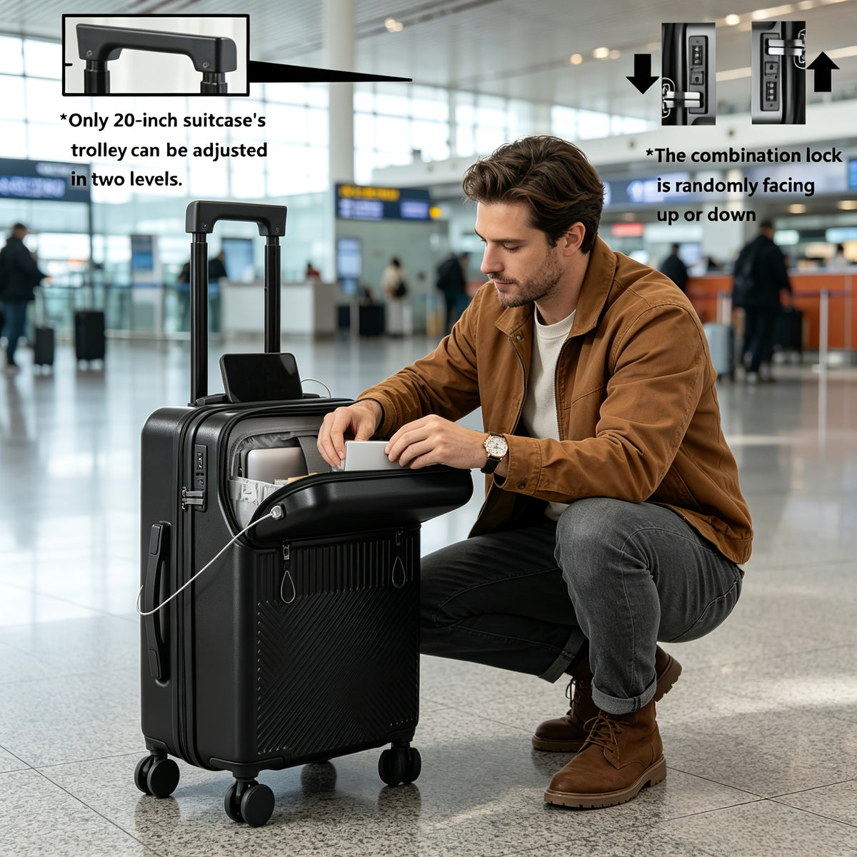 Hardshell Carry-On Suitcase detail view 14 for Australian shoppers
