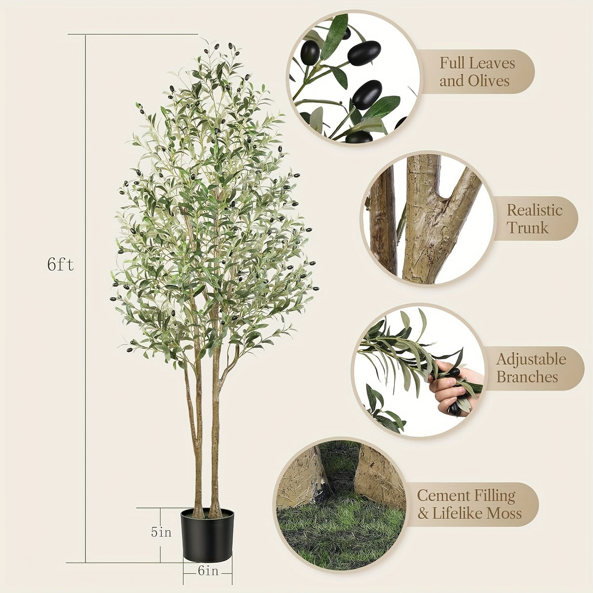 Artificial Indoor Tree product detail 15