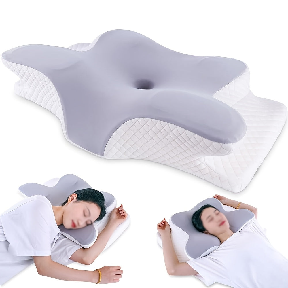 Cervical Memory Foam Contour Pillow Neck Back Support Anti Snore Foam Soft