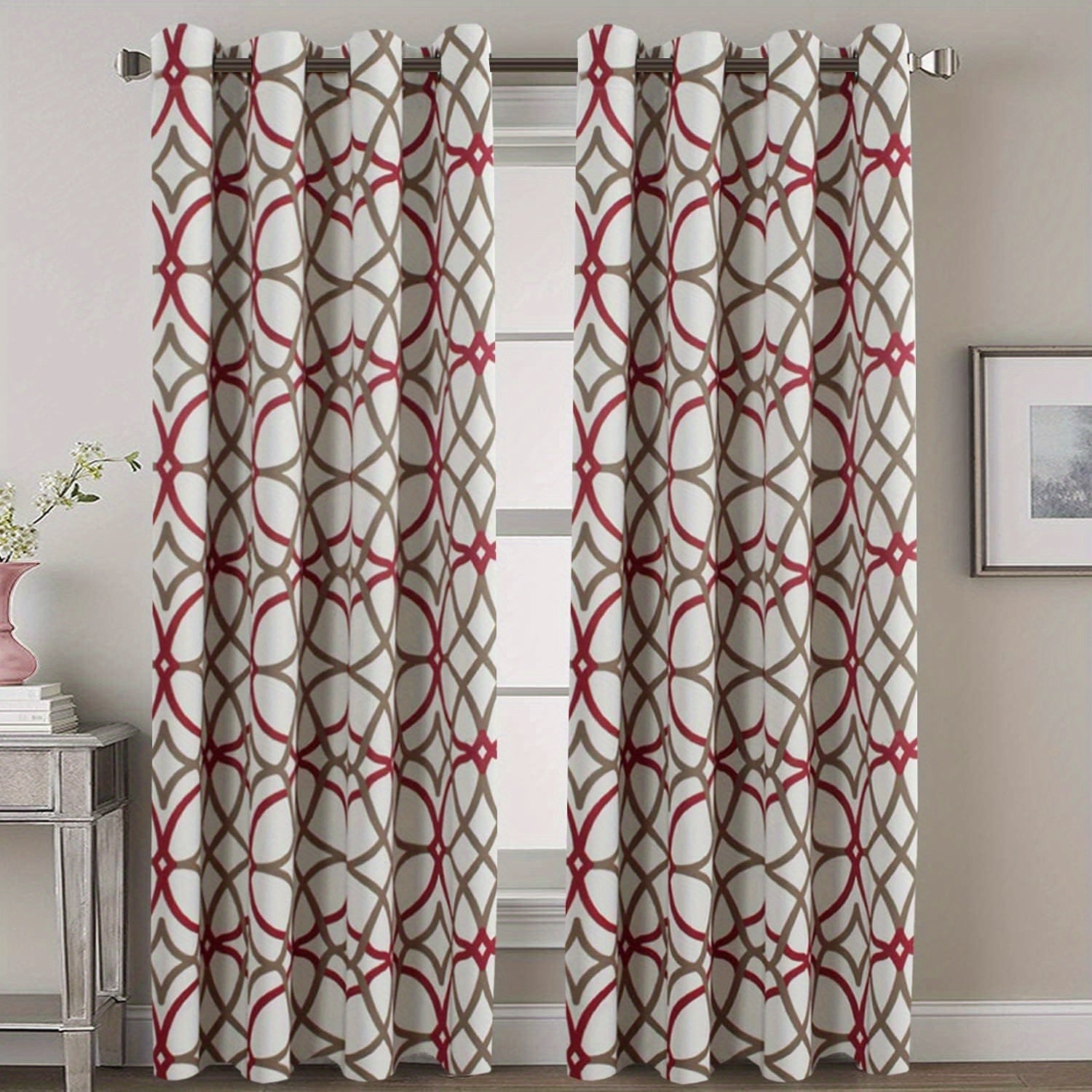 Modern Brown Blackout Curtain Set product detail 37
