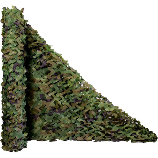 Advanced Camouflage Net 3*5m Durable Green Woodland Pattern for Camping, Sunshade, Party Decor Halloween Props Multifunctional Outdoor Hunting, Fishing, Privacy Screen Shelter Setup Sunshade Cover Natural Blend Design