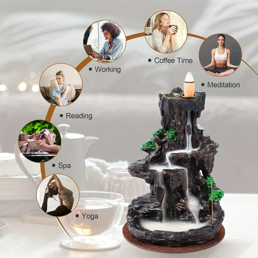 Backflow Incense Waterfall Burner Set detail view 10 for Australian shoppers