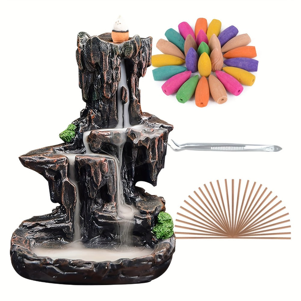 Backflow Incense Waterfall Burner Set detail view 12 for Australian shoppers