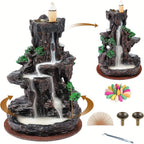 Backflow Incense Waterfall Burner Set main product view for Australian shoppers