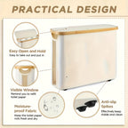Bamboo Black Bathroom Storage Cabinet product detail 6