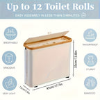 Bamboo Black Bathroom Storage Cabinet product detail 2