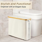 Bamboo Black Bathroom Storage Cabinet product detail 4