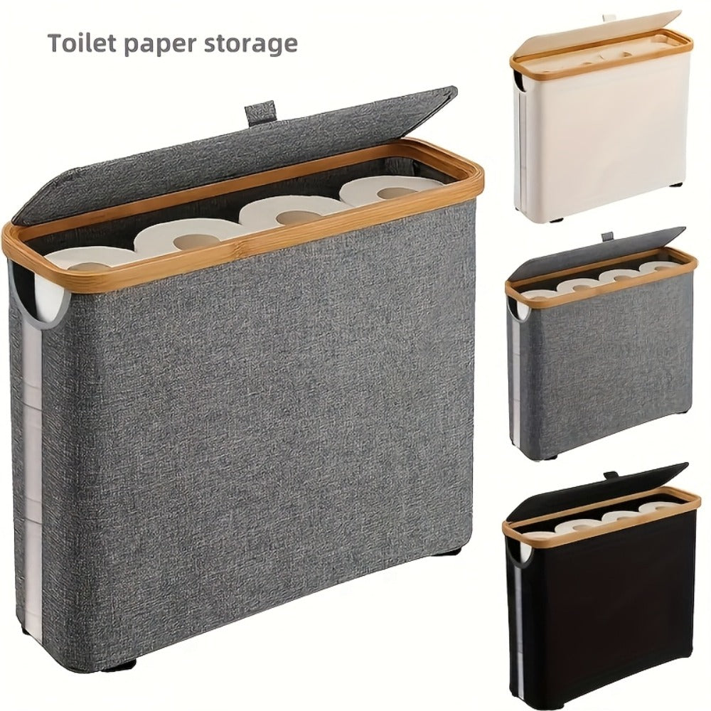 Bamboo Black Bathroom Storage Cabinet for organised Australian homes