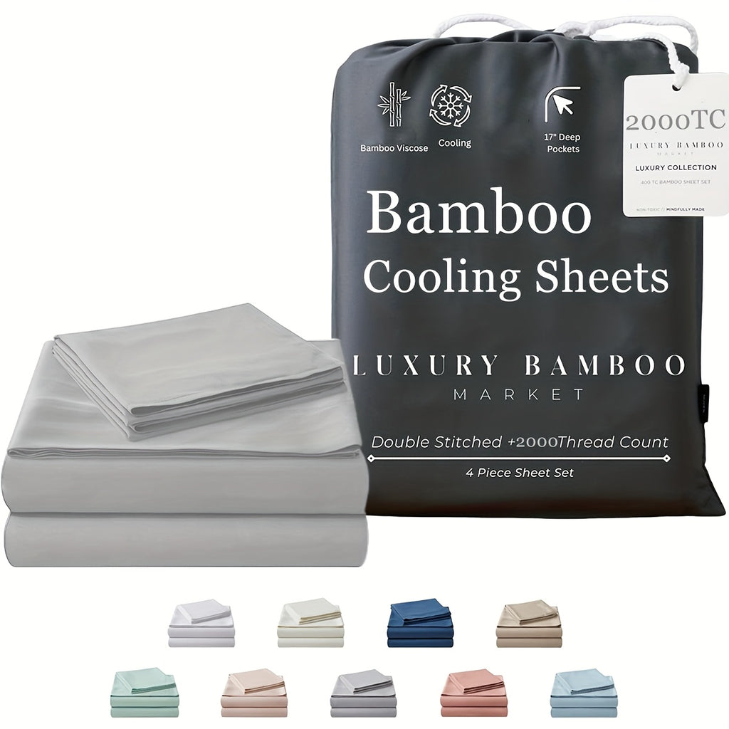 Bamboo Blend Bed Sheet Set product detail 2