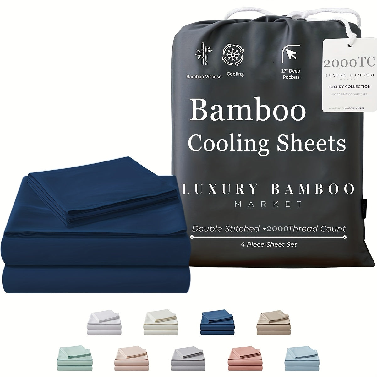 Bamboo Blend Bed Sheet Set for Australian bedrooms