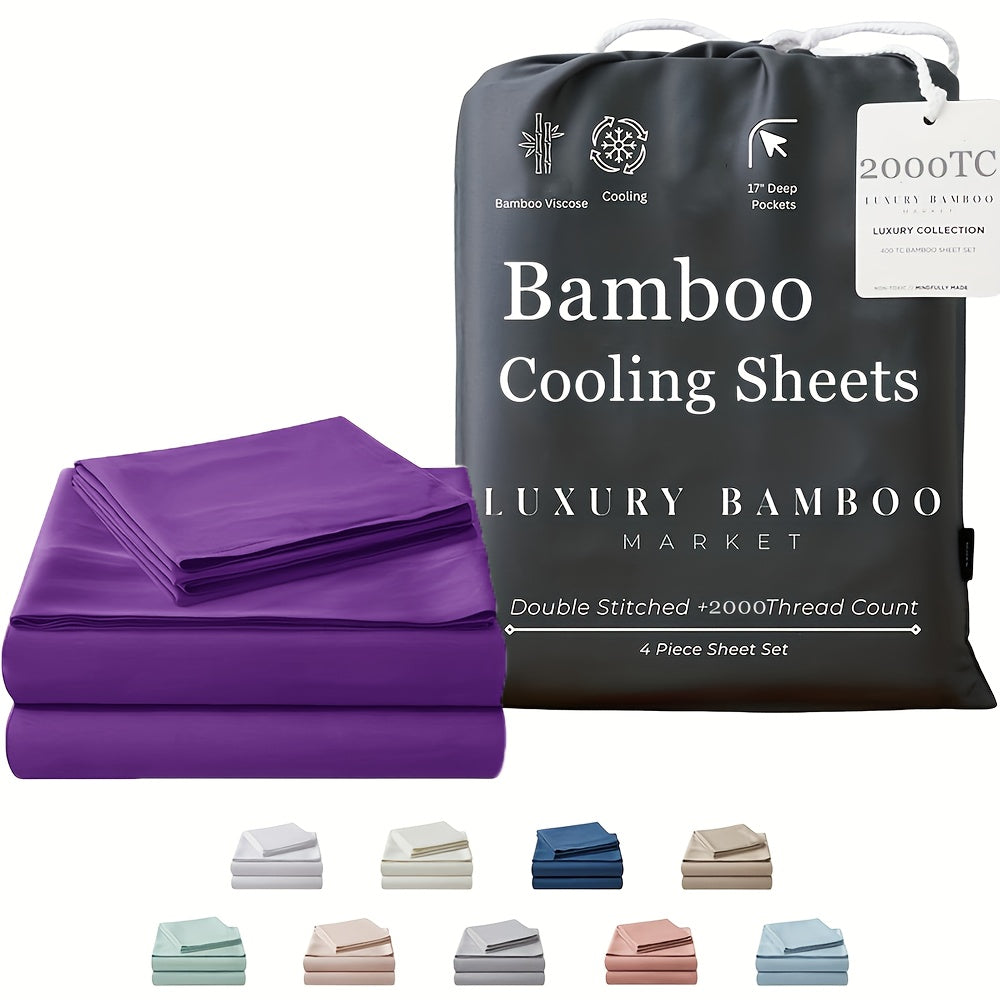 Bamboo Blend Bed Sheet Set product detail 6
