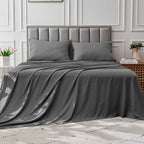 Bamboo Blend Bed Sheet Set – 4-Piece Deep-Pocket Bedding – additional product view 10