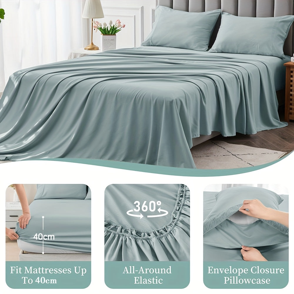 Bamboo Blend Bed Sheet Set product detail 11