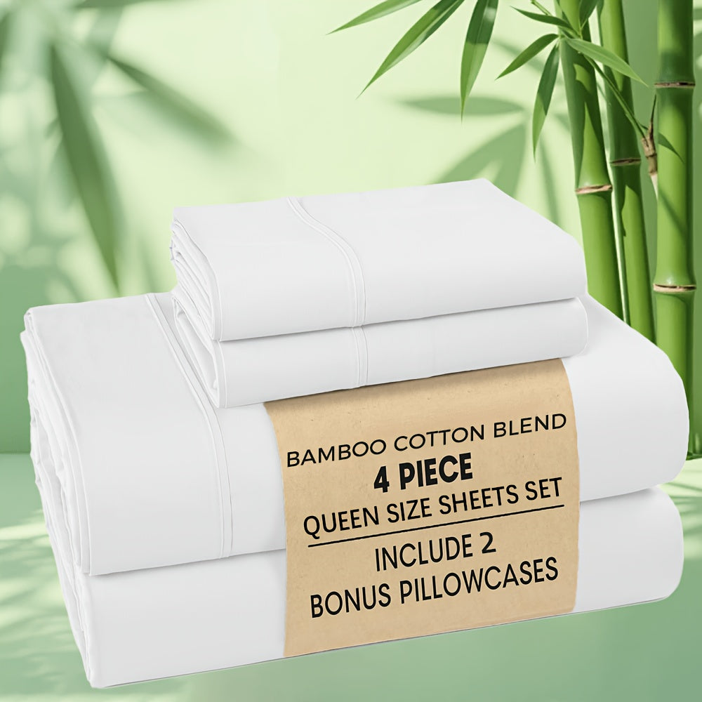 Bamboo Blend Bed Sheet Set product detail 2