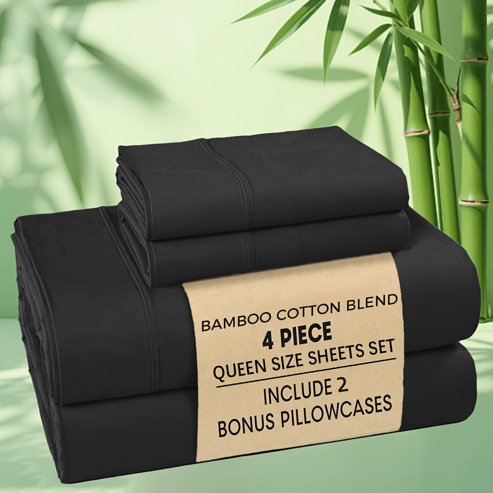 Bamboo Blend Fitted Sheet – 2000TC 60cm Deep Pocket – additional product view 40