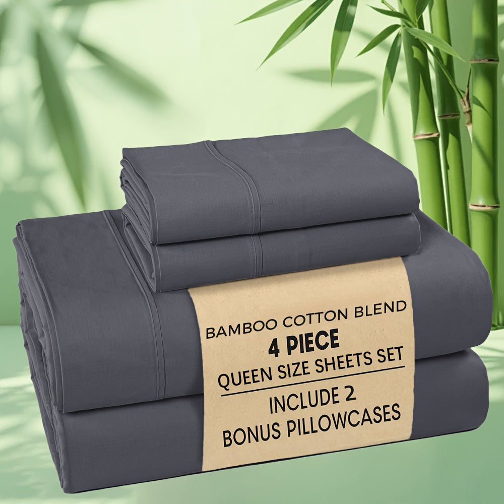 Bamboo Blend Bed Sheet Set product detail 8