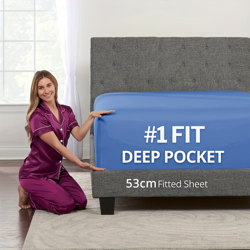 Bamboo Blend Fitted Sheet – 2000TC 60cm Deep Pocket – additional product view 48