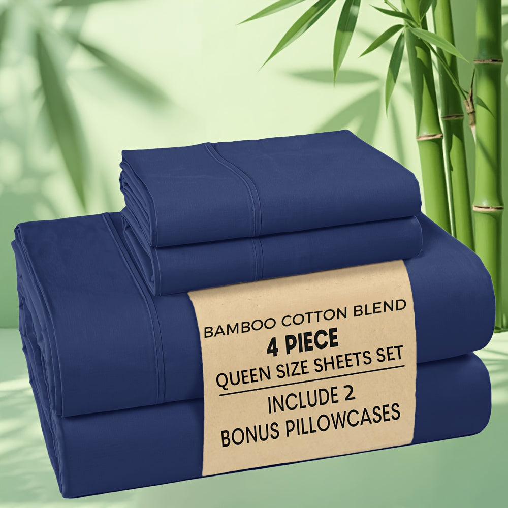 Bamboo Blend Fitted Sheet – 2000TC 60cm Deep Pocket – additional product view 56