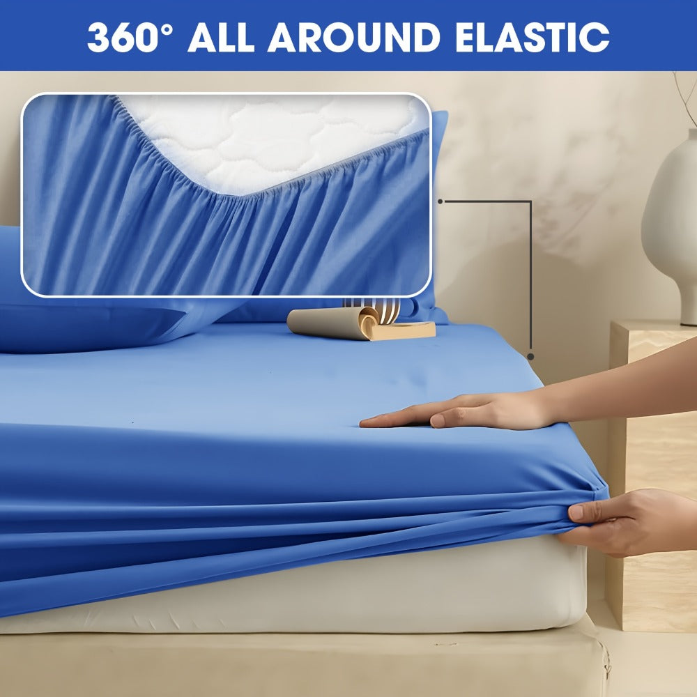 Bamboo Blend Fitted Sheet – 50.8cm Deep Pocket – alternate design view