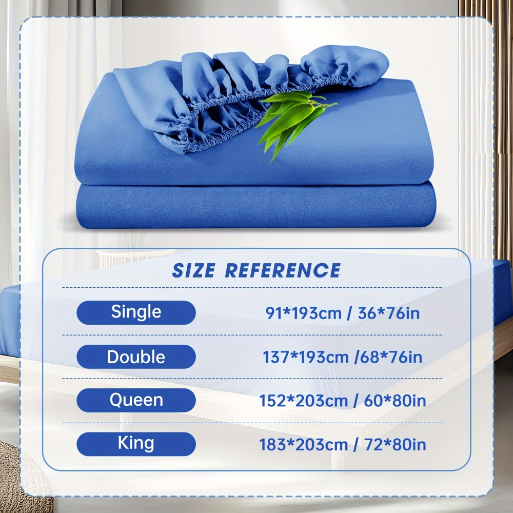 Bamboo Blend Fitted Sheet – 50.8cm Deep Pocket – alternate product view
