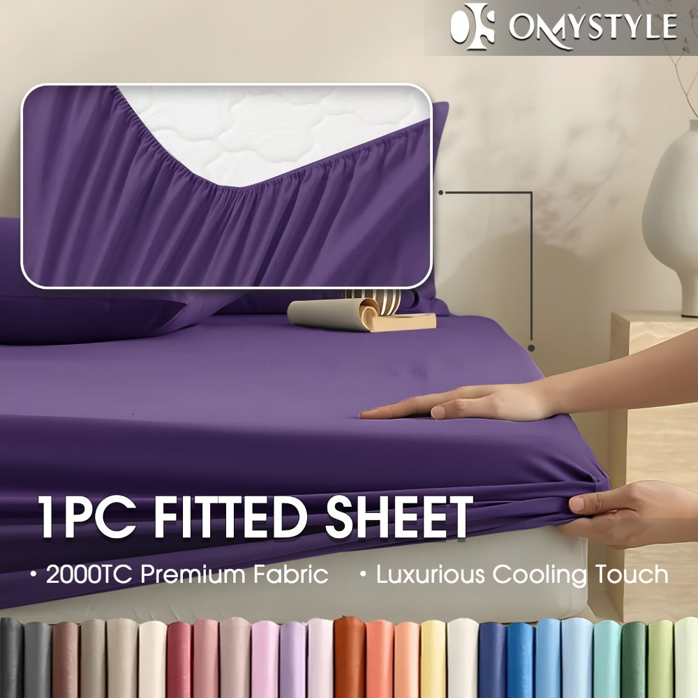 Bamboo Blend Fitted Sheet – 50.8cm Deep Pocket – additional product view 14