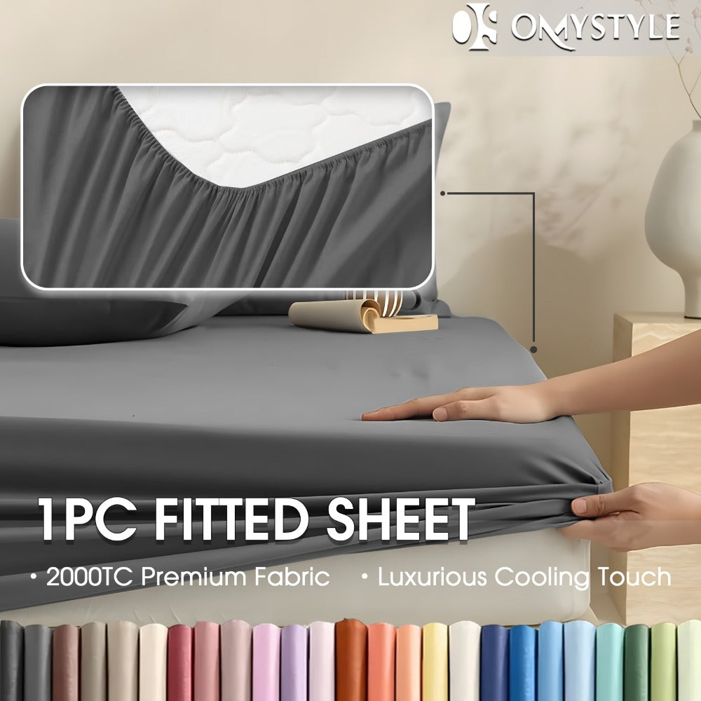 Bamboo Blend Fitted Sheet – 50.8cm Deep Pocket – additional product view 9
