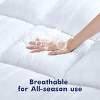 Bamboo Blend Mattress Topper – 45cm Cooling Fitted Bed Layer – additional product view 12