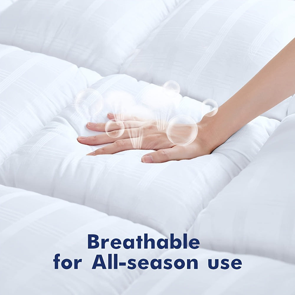 Bamboo Blend Mattress Topper – 45cm Cooling Fitted Bed Layer – additional product view 12