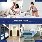 Bamboo Blend Mattress Topper – 45cm Cooling Fitted Bed Layer – additional product view 13