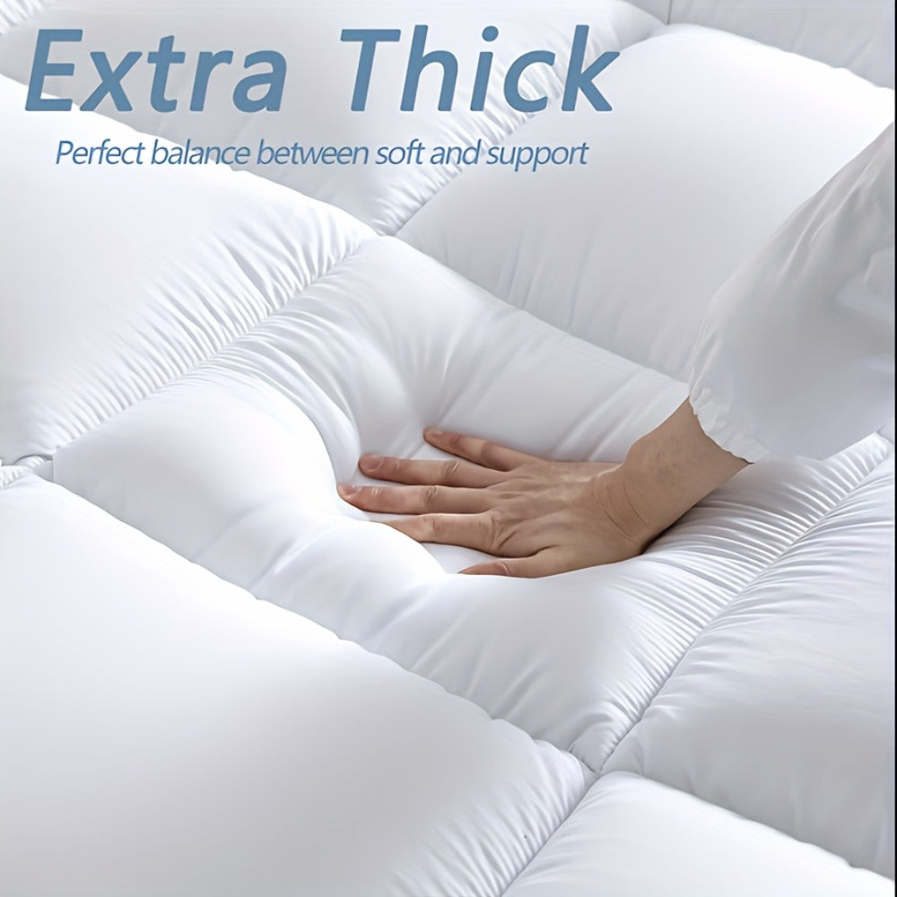 Bamboo Blend Mattress Topper – 45cm Cooling Fitted Bed Layer – additional product view 14
