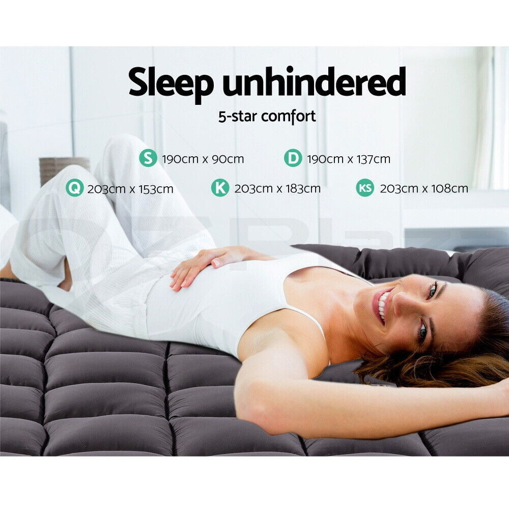 Bamboo Blend Mattress Topper – Fitted Bed Layer – additional product view