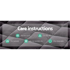 Bamboo Blend Mattress Topper – Fitted Bed Layer – product detail angle