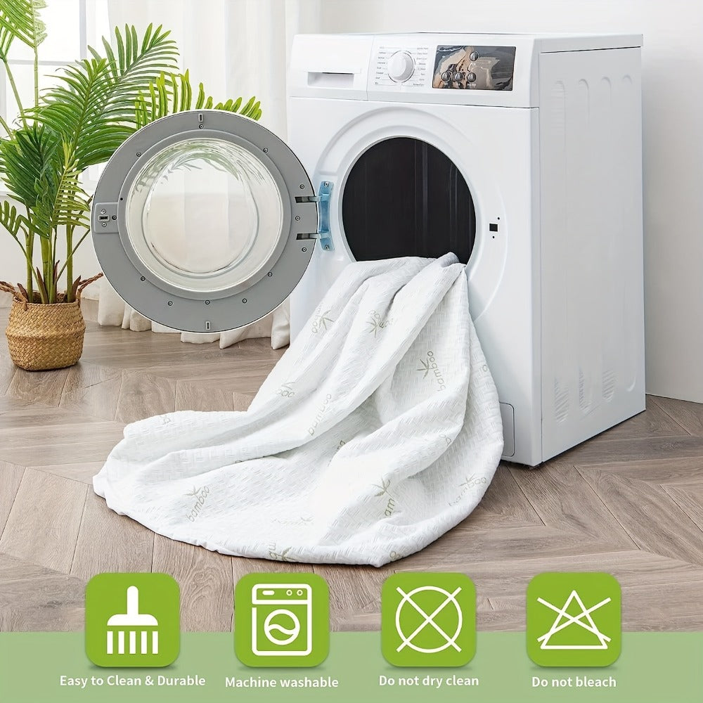 Waterproof Bamboo Blend Mattress Protector product detail 8