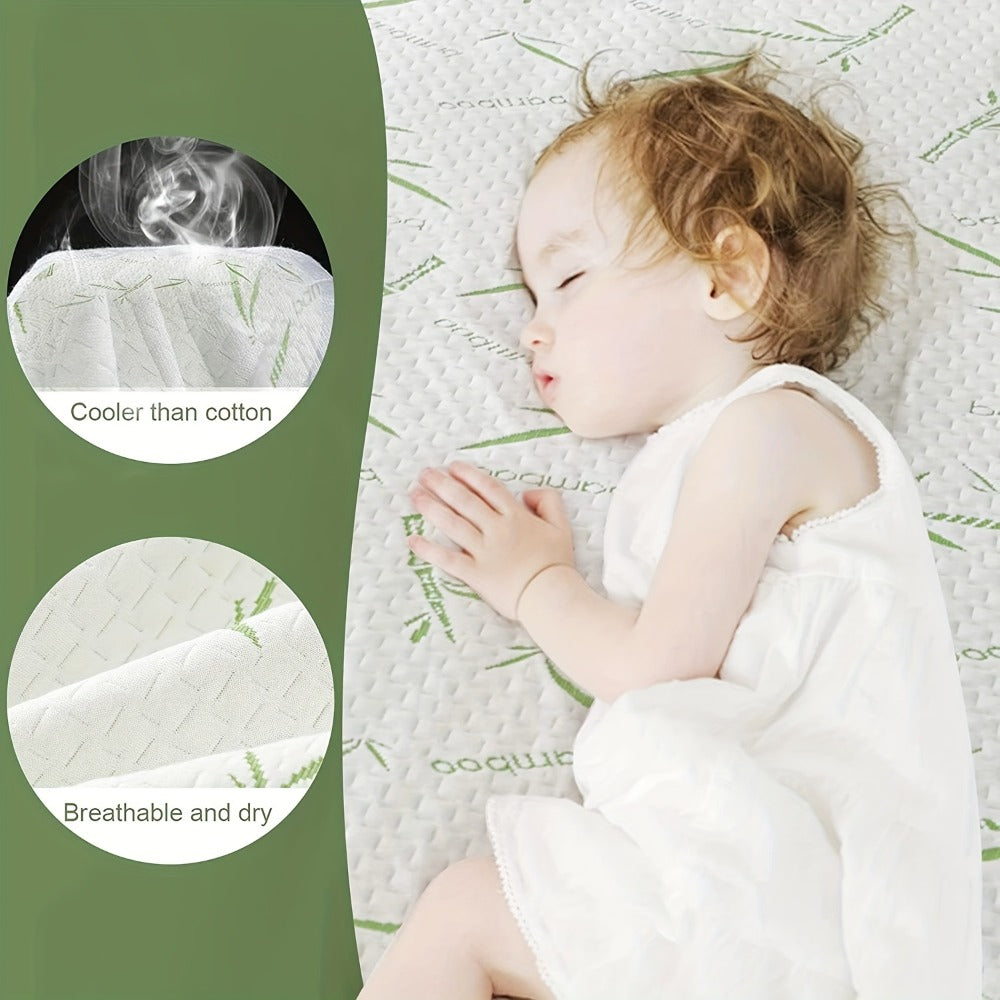 Waterproof Bamboo Blend Mattress Protector product detail 4