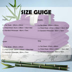 Bamboo Cooling Bed Sheet Set - 2000TC 4-Piece Deep-Pocket Bedding – design and construction details
