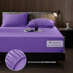 Bamboo Cooling Bed Sheet Set - 2000TC 4-Piece Deep-Pocket Bedding – additional product view 11