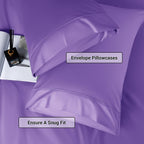 Bamboo Cooling Bed Sheet Set - 2000TC 4-Piece Deep-Pocket Bedding – additional product view 13