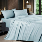 Bamboo Cooling Bed Sheet Set - 2000TC 4-Piece Deep-Pocket Bedding – feature reference
