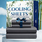 Bamboo Cooling Bed Sheet Set - 2200TC 4-Piece Deep-Pocket Bedding – additional product view 9