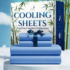 Bamboo Cooling Bed Sheet Set - 2200TC 4-Piece Deep-Pocket Bedding – main product view